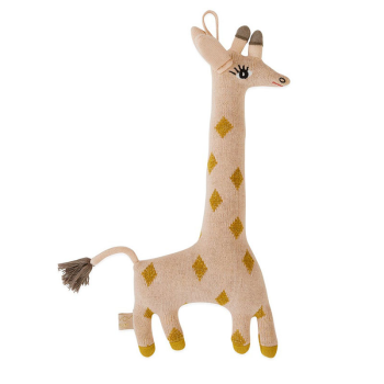 Image showing the Darling Guggi Giraffe Soft Toy, Rose / Amber product.