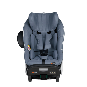 Image showing the BeSafe Stretch Swedish Plus Tested Rear-Facing Baby & Child Car Seat - from 6 Months, Cloud Melange product.