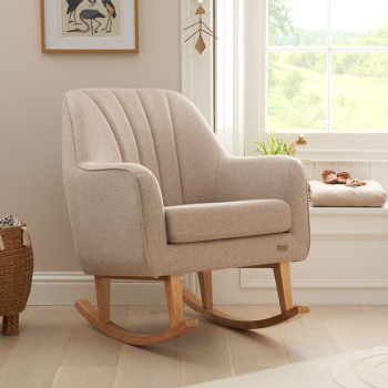 Image showing the Noah Rocking & Nursing Chair, Stone/Natural product.
