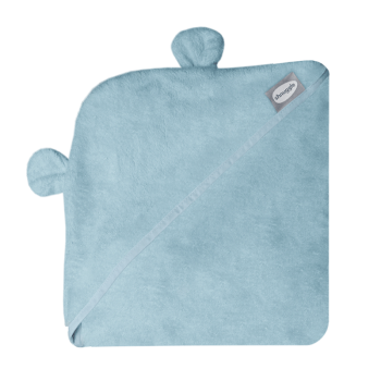 Image showing the Baby Bath Towel with Ears, Blue product.