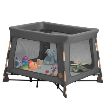 Image showing the Swift 3 in 1 Bassinet, Travel Cot & Playpen, Beyond Graphite product.