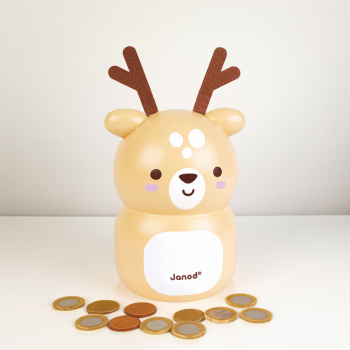 Image showing the Fawn Moneybox, Natural product.