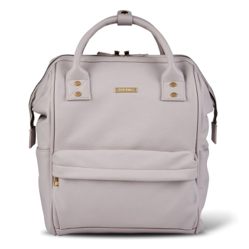 Image showing the Mani Changing Backpack, Grey Blush Leatherette product.