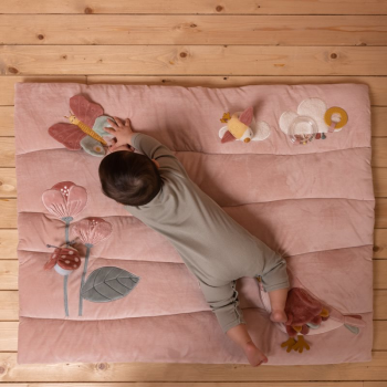 Image showing the Flowers & Butterflies Activity Playmat, Pink product.