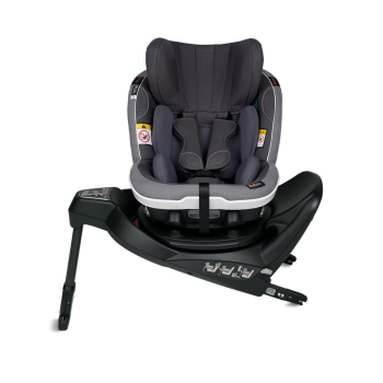 Image showing the iZi Turn M i-Size Baby & Toddler Car Seat with 360° Rotation and Digital Safety System - from 6 Months, Metallic Mélange product.