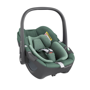 Image showing the Pebble 360 Baby Car Seat with 360° Rotation, Essential Green product.