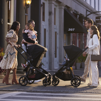 Image showing the City Sights 4 Piece Compact Modular All Terrain Travel System, Rich Black product.