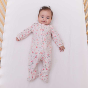 Image showing the Boutique Comfort Knit Footie Sleep Suit, 3 - 6 Months, Perennial product.
