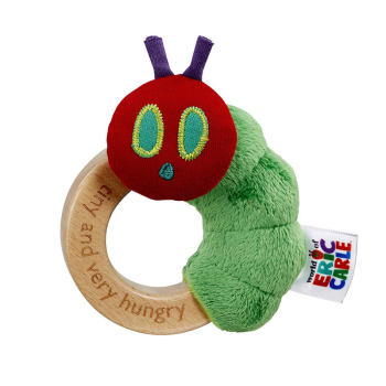 Image showing the Very Hungry Caterpillar Tiny Ring Rattle, Multi product.