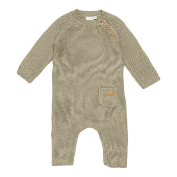 Image showing the Sailors Bay Knitted One Piece Suit, 0 - 3 Months, Olive product.