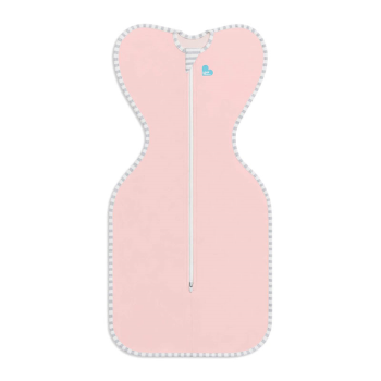 Image showing the Stage 1, Original Swaddle Sleeping Bag, 1.0 Tog, 1 - 3 Months, Dusty Pink product.