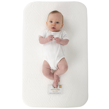 Image showing the Anti Allergy Foam Bedside Crib Mattress, Gold product.