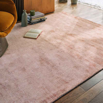Image showing the Aston Hand Tufted Silky Rug, 120 x 170cm, Copper product.