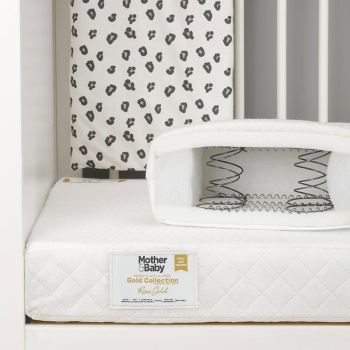Image showing the Anti Allergy Coir Pocket Sprung Cot Mattress, Rose Gold product.
