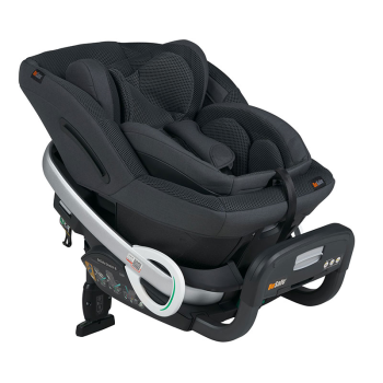 Image showing the BeSafe Stretch B Swedish Plus Tested Rear-Facing Baby & Child Car Seat - from Birth, Anthracite Mesh product.