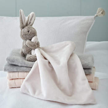 Image showing the Bonnie Bunny Comforter, Pink product.