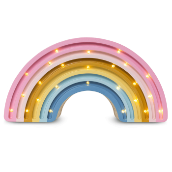 Image showing the Wooden Rainbow Lamp, Retro product.