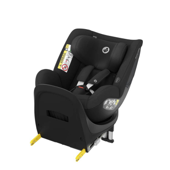 Image showing the Mica Eco i-Size Baby & Toddler Car Seat with 360° Rotation & Recycled Fabrics, from 3 Months, Authentic Black product.