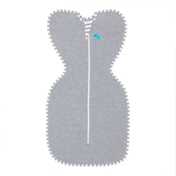 Image showing the Stage 1, Original Swaddle Sleeping Bag, 1.0 Tog, 1 - 3 Months, Grey product.