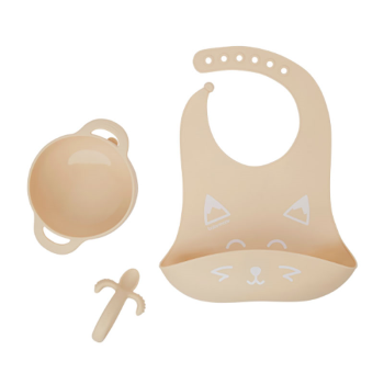 Image showing the First'isy 3 Piece Silicone Baby Weaning Set product.