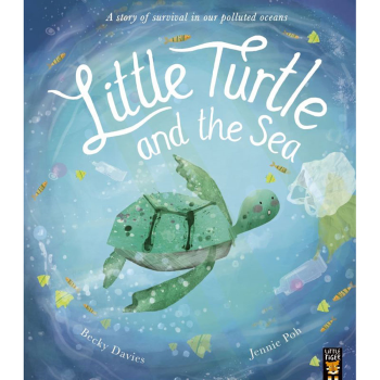 Image showing the Little Turtle In The Sea product.
