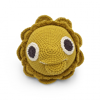 Image showing the Sonny Sun Crochet Musical Pull Toy, Yellow product.