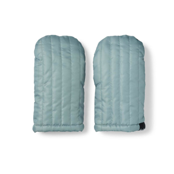 Image showing the Pushchair Mittens, Pebble Green product.