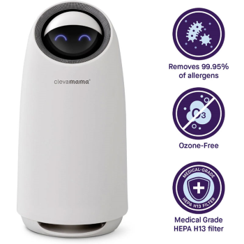 Image showing the Clevapure Air Purifier, White product.