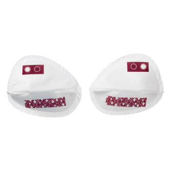 Image showing the Pack of 40 Daily Breast Pads, Small, White product.