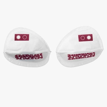 Image showing the Pack of 40 Daily Breast Pads, Large, White product.
