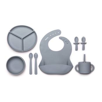 Image showing the 6 Piece Ultimate Silicone Weaning Set, Sea Salt product.