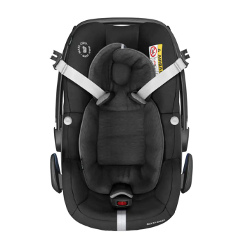 Image showing the Pebble Pro i-Size Baby Car Seat, Essential Black product.