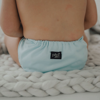 Image showing the Azure Reusable Nappy, Blue product.