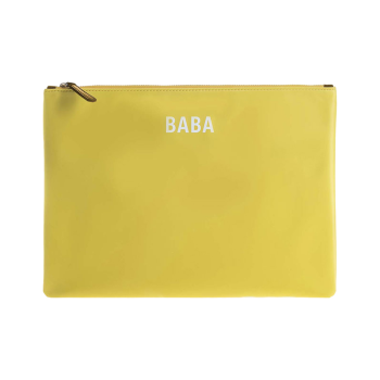 Image showing the Baba Travel Pouch, Yellow product.