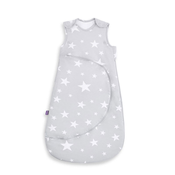 Image showing the SnuzPouch Sleeping Bag, 2.5 TOG, 0 - 6 Months, White Star product.