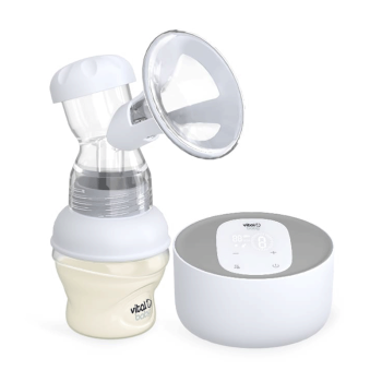 Image showing the NURTURE Electric Breast Pump, White/Grey product.