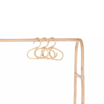 Image showing the Aria Pack of 9 Rattan Hangers, Rattan product.