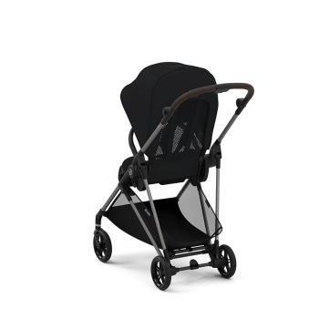 Image showing the Melio Compact Pushchair, Moon Black product.