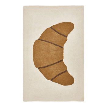 Image showing the Croissant Tufted Rug, Brown product.