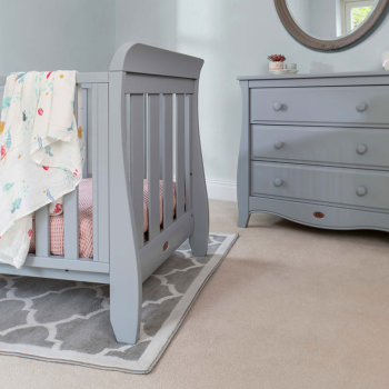 Image showing the Sleigh Urbane 2 Piece Nursery Furniture Set, Pebble product.