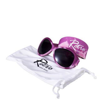 Image showing the Retro Baby Sunglasses, Pink Diva product.