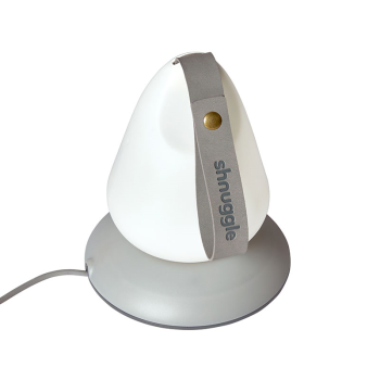 Image showing the Moonlight Night Light & Room Thermometer, White product.