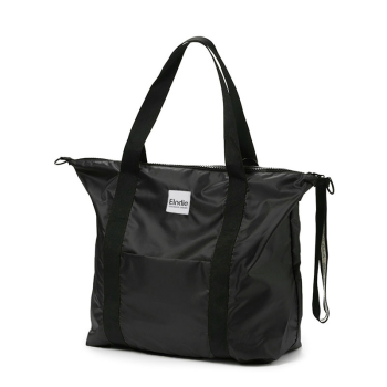 Image showing the Soft Shell Changing Bag Tote, Brilliant Black product.