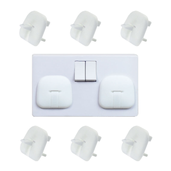 Image showing the Pack of 6 Plug Socket Covers, Pure White product.