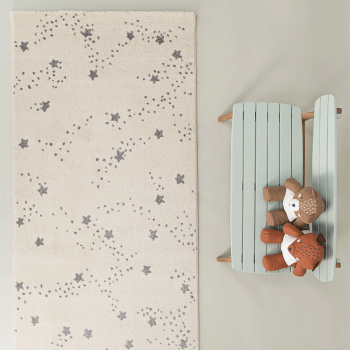 Image showing the Star Constellation Rug, 80 x 150cm, Grey product.