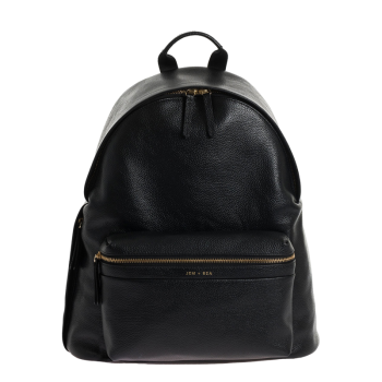 Image showing the Jamie Changing Backpack, Black/Gold product.