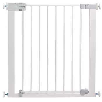Image showing the Auto Close Baby Safety Gate, White product.