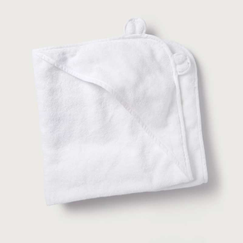 Image showing the Hydrocotton Baby Towel, 100 x 100cm, White product.