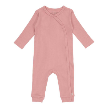 Image showing the Little Pink Flowers Knitted One Piece Suit, 3 - 6 Months, Vintage Pink product.