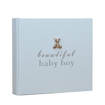 Image showing the Bambino Beautiful Baby Boy Photo Album, Blue product.